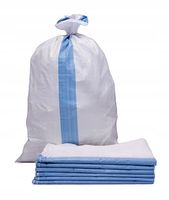 Worki na WĘGIEL EKOGROSZEK ZBOŻE PIASEK GRUZ 50 X80 25 Kg 100 szt OBSZYWANE