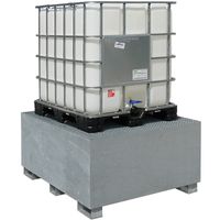 wanna wychwytowa do zbiornika ibc paletopojemnika mauzer 1000l - ocynkowana