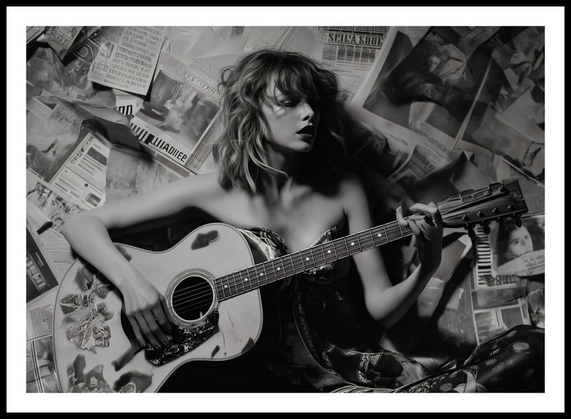 Plakat 84x59,5cm Młoda Gitarzystka zdjęcie 3