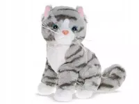 Maskotka Kot 28 cm WALENTYNKI+ czerwona kokarda