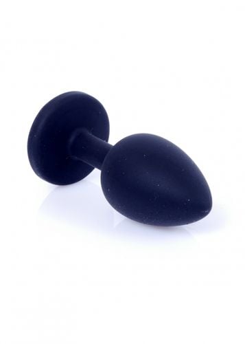 plug jewellery black silicon plug small  pink diamond na Arena.pl