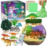 Dinozaur Zestaw Kreatywny Magiczne Terrarium DIY Lampka Nocna dla dzieci