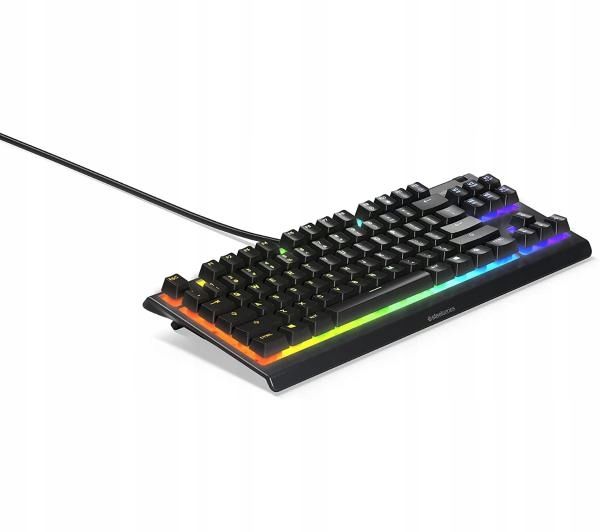 Klawiatura SteelSeries Apex 3 TKL RGB IP32 Gaming zdjęcie 3