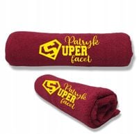 RĘCZNIK Z WŁASNYM HAFTEM dla chłopaka męża faceta