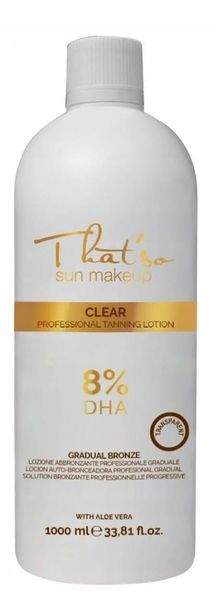 That'so płyn preparat opalający Clear Bronze 8% zdjęcie 1