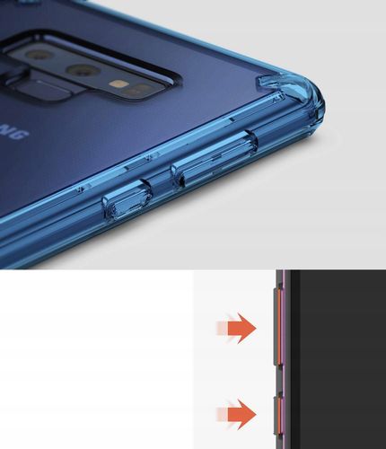 BŁĘKITNE ETUI NOTE 9 RINGKE FUSION CASE + SZKŁO 3D na Arena.pl