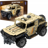 KLOCKI LICENCYJNE PANTASY G-PATTON XT 1:24 SAMOCHÓD 17CM AUTO 323 ELEM.