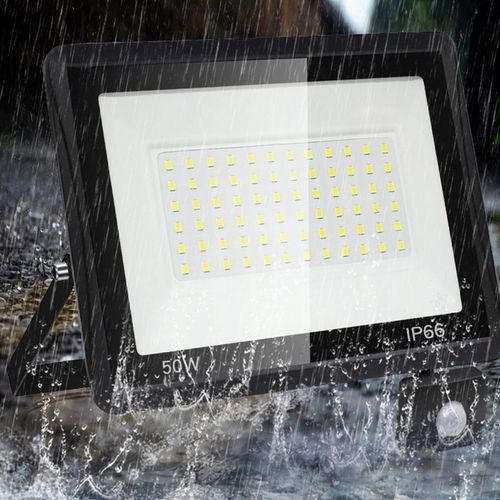 NAŚWIETLACZ HALOGEN LED 50W Z CZUJNIKIEM RUCHU ZMIERZCHU LAMPA na Arena.pl