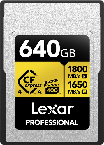 Karta pamięci Lexar CFexpress 4.0 Pro Gold, VPG400, R1800/W1650 640GB na Arena.pl