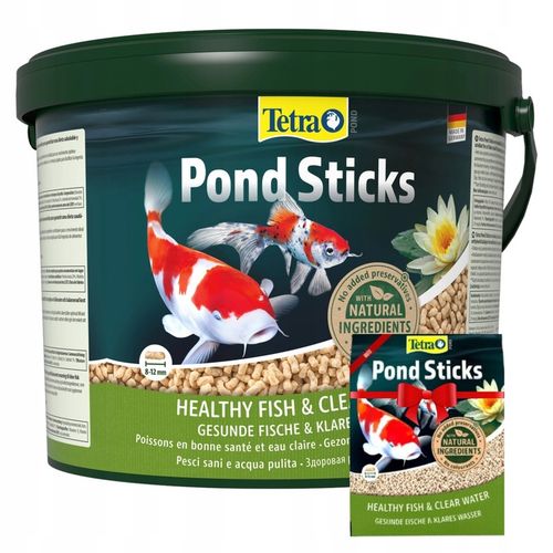 Tetra Pond Sticks 10L pokarm dla ryb + Tetra Pond Sticks 10g na Arena.pl