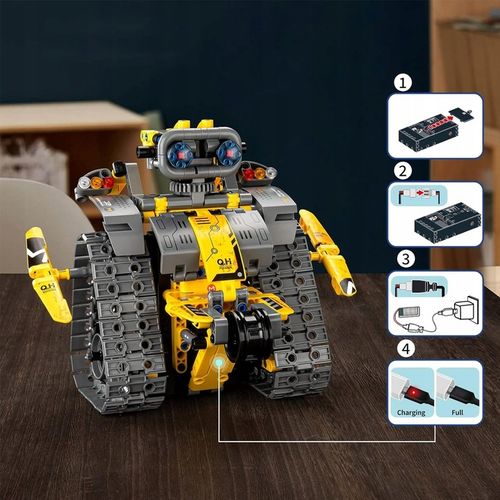 PROGRAMOWALNY ROBOT ZESTAW KONSTRUKCYJNY APP I PILOT KONTROLA DLA DZIECI na Arena.pl