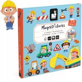 Magnetyczna Układanka Plac Budowy Magneti'stories Magnesy 3+ Janod