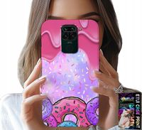 ETUI DO XIAOMI NOTE 9 - SŁODKIE DONUTY Z LUKREM W TLE + SZKŁO