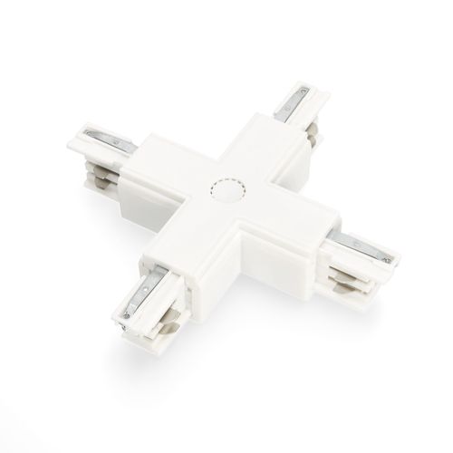 Łącznik 'X' do łączenia szyn ZEWNĘTRZNY BIAŁY do LED NEXTRACK na Arena.pl