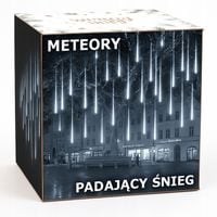 SOPLE METEORY LED BIAŁE ZIMNE LAMPKI PADAJĄCY ŚNIEG 50cm IP44 - SOPLE LED