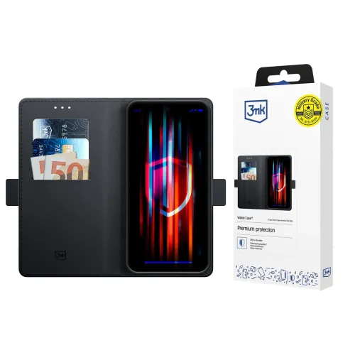 Etui 3mk Wallet Case na Samsung Galaxy S25 - czarne na Arena.pl