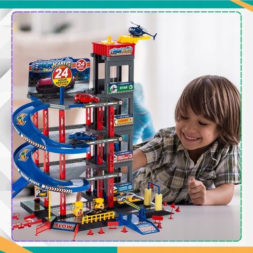 PARKING SAMOCHODOWY GARAŻ ZABAWKA DUŻY WIELOPOZIOMOWY WINDA STACJA MYJNIA na Arena.pl