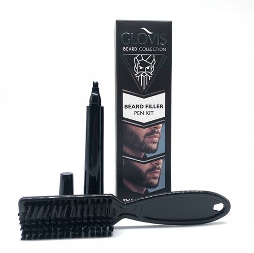 GLOVIS FILLER Zestaw do Wypełniania Zarostu Brody Marker Pisak + na Arena.pl