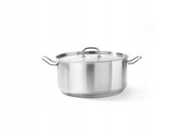 Garnek niski Kitchen Line z pokrywką 12 l śr. 320 x 150 h - Hendi 836040