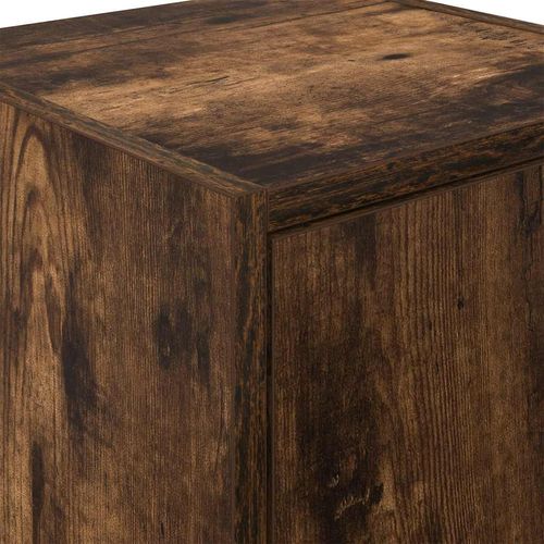 Garażowa szafka ścienna z drewna klejonego opalanego dębem na Arena.pl