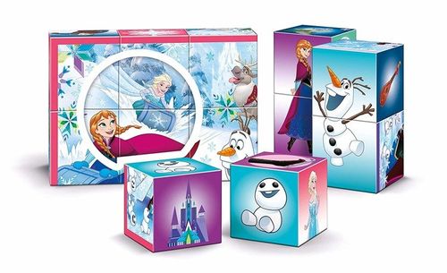 Clementoni - Klocki Cubes Multiplay Kraina Lodu 41503 na Arena.pl