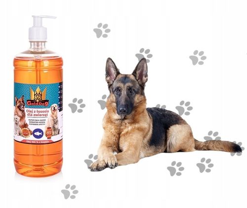 GoldDog Olej z Łososia 1l dla psa i kota na Arena.pl