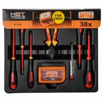 Zestaw profesjonalnych śrubokrętów izolowanych 1000V BAHCO H17S1