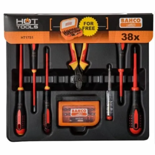 Zestaw profesjonalnych śrubokrętów izolowanych 1000V BAHCO H17S1 na Arena.pl