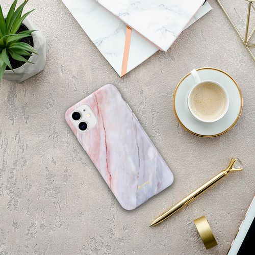 Crong Marble Case – Etui iPhone 11 (różowy) na Arena.pl