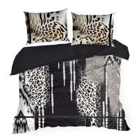 Pościel z makosatyny 220X200 70X80X2 Ewa Minge3 z motywami zwierzęcymi