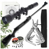 WIATRÓWKA SPRĘŻYNOWA SNOWPEAK 4,5mm + ZESTAW ŁAMANA NA ŚRUTY PREZENT