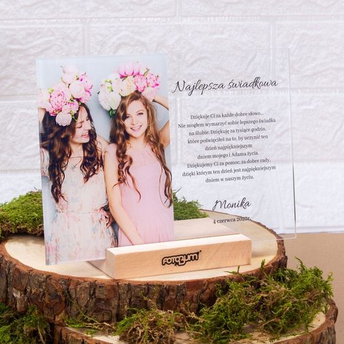 Podziękowanie prezent dla rodziców na ślub Wasze zdjęcie na szkle w 1 dzień na Arena.pl