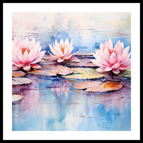 Plakat 60x60cm Spokojne Odbicia na Arena.pl