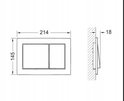 Przycisk spłukujący do WC Tece Base czarny mat 9.240.723 na Arena.pl