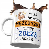 Kubek Śmieszny Zabawny Mieszkać Zołzą I Przeżyć Z Nadrukiem Ze Zdjęciem
