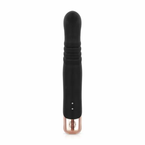 rosy gold rabbit thrusting system black - 10 trybow, silikon, usb na Arena.pl