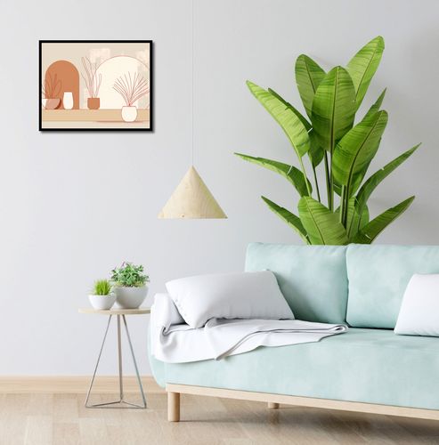 Plakat 50x40cm Widok Roślin na Arena.pl