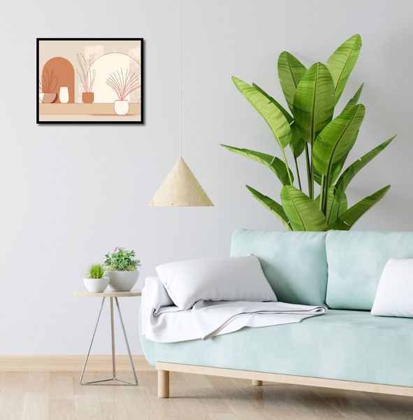 Plakat 50x40cm Widok Roślin zdjęcie 4