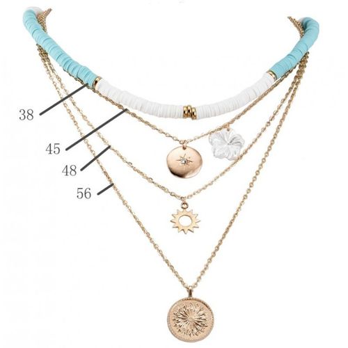 Długi naszyjnik multi N757 na Arena.pl