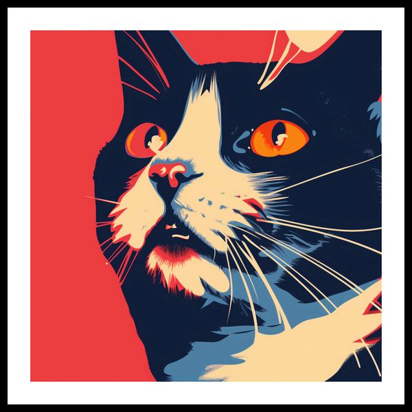 Plakat 70x70cm Szok zdjęcie 3