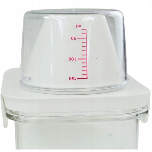 POJEMNIK NA PROSZEK DO PRANIA Z MIARKĄ PŁYN DO PŁUKANIA PUDEŁKO 1100ml na Arena.pl