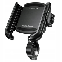 Aluminiowy uchwyt rowerowy motocyklowy na smartfon 5.4'-7.2' antywibracyjny