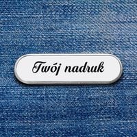 Metalowy identyfikator z Twoim nadrukiem