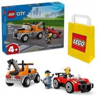 KLOCKI LEGO CITY 60435 SAMOCHÓD POMOCY DROGOWEJ i NAPRAWA AUTA NOWE + TORBA