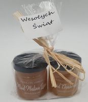 miód mini mix 2szt.  z karteczką ,,Wesołych Świąt"