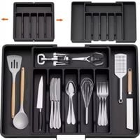 ROZSUWANY WKŁAD DO SZUFLADY ORGANIZER NA SZTUĆCE NARZĘDZIA REGULOWANY MOCNY