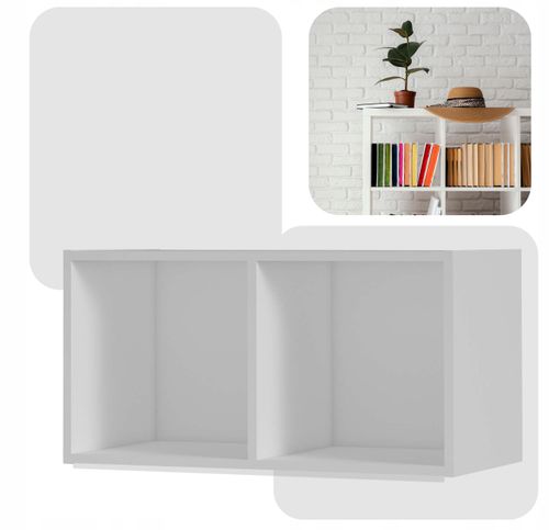 Regał półka organizer pojemnik stojak na płyty winylowe segregatory Cubo 2 na Arena.pl