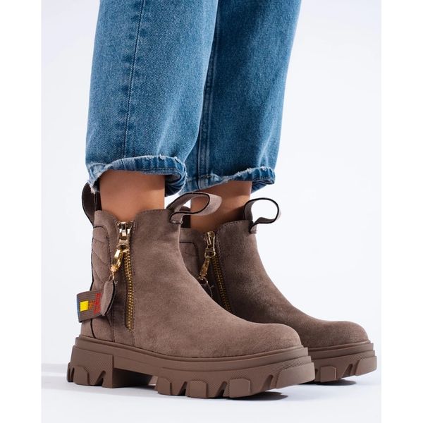 Botki damskie na platformie r.39 zdjęcie 5