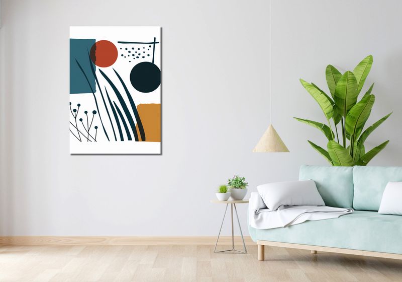 Obraz 70x100cm Przerys nad Treścią zdjęcie 2