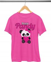 KOSZULKA DZIECIĘCA T-SHIRT - DZIEŃ PANDY SŁODKA PANDA - S 122-128